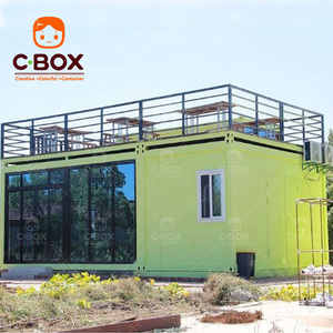 Cbox Customized Ready Made Modular Residence Sandwich Panel Office Restaurant Warehouse Flat Pack Container House - Product Image 1