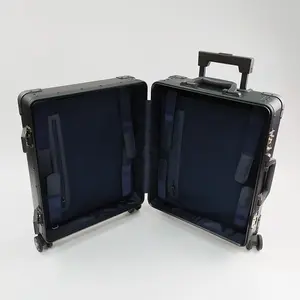 OEM ODM-maleta de aluminio para equipaje, productos chinos, color negro
