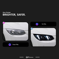 Phare avant de style automobile pour BMW Série 3 E92 E93, phare LED 2007-2013, lentille de projecteur haute puissance, signal dynamique DRL, pièces automobiles