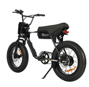 Bicicleta eléctrica de montaña con suspensión dual, freno de disco hidráulico, batería de litio de 48V10.AH, motor de 500W y neumáticos de 20*4 pulgadas, desde el almacén de Brasil. - Product Image 5