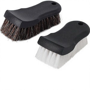 Cepillo de Crin de Caballo para Lavado de Autos, Cepillo para Tapicería, Cepillo para Cuidado de Alfombras, para Interiores de Autos y Muebles - Product Image 2