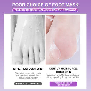 Masque pour les pieds exfoliant raffermissant hydratant à la lavande de Guangzhou transfrontalier avec une durée de conservation de 3 ans - Product Image 4