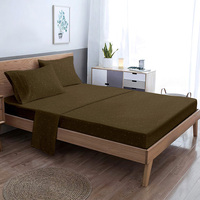 Set de draps Drap de lit en microfibre imprimé Draps en microfibre ultra-douce