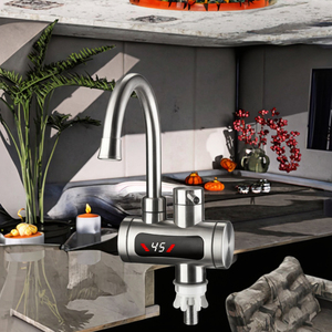 Nhà Máy Giá 3S Thép Không Gỉ Ngay Lập Tức Máy Nước Nóng Vòi Sàn Gắn Nhà Bếp Tap Bồn Rửa Điện Máy Nước Nóng Cho RV Sử Dụng - Product Image 2