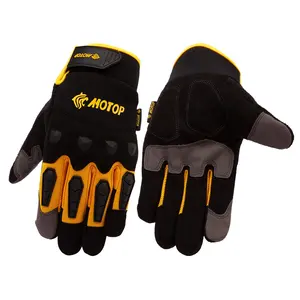 Custom Logo Adjust Cuff TPR Spandex Safety Glove Mechanic