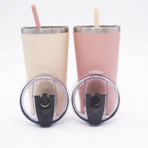 Vaso cónico de acero inoxidable de doble pared, taza de café térmica cónica al vacío con aislamiento, taza de viaje fina de 20oz - Product Image 4