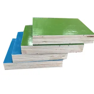 Green PP Sheet Board Plywood 21 Mm Birch Plywood Sheet 4x8 Ft X1/4 Plastic Timber Formwork