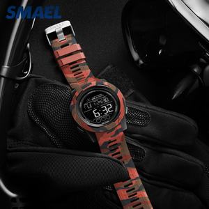 Reloj Deportivo SMAEL 8105MC de Camuflaje para Hombre, con Pantalla LCD Digital, Resistente al Agua, Cronógrafo, Correa de Plástico, Estilo Casual, Electrónico - Product Image 1