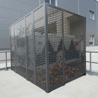 Panneaux de clôture de jardin en métal perforé durable, découpés au laser CNC, avec trous décoratifs, écran d'intimité, antirouille, clôture de sécurité