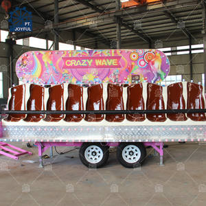 Equipo para niños Carnival Game Trailer Mounted Amusement Ride Crazy Wave Mobile Portable Mini Miami Rides - Product Image 2