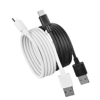 Kabel Data tipe-c, kabel Data untuk pengisian cepat 3A, kepala tunggal ponsel USB ke tipe-c, pelindung kepang