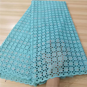 2025 Dentelle Africaine de Qualité Ornée de Pierres, en Coton <span class=keywords><strong>Blanc</strong></span>, Dentelle Voile <span class=keywords><strong>Suisse</strong></span> Sèche Polie, Vente en Gros - Product Image 2