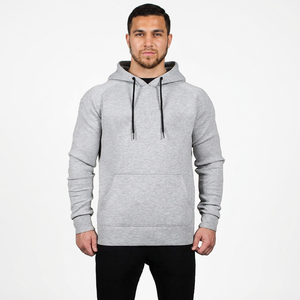 Sweat-shirt à capuche unisexe à manches longues en molleton épais 50% coton 50% polyester, style streetwear hiver, couleur unie, pour homme - Product Image 1