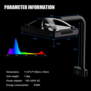 A8pro 240W Wifi kiểm soát đèn hồ cá 8-kênh quang phổ đầy đủ nước biển <span class=keywords><strong>LED</strong></span> Đèn màu xanh cho rạn san hô a8se nước biển hồ cá - Product Image 6