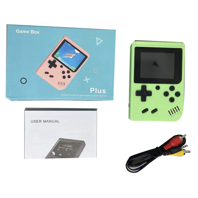 2022 NEW Arrival Colorful Handheld Gamer s Player Portable Game Console Christmas Gift With Inner 400 Games 400 in 1Game Box