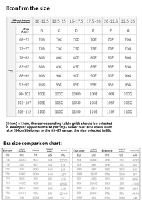 <span class=keywords><strong>Reggiseno</strong></span> Plus Size con Coppe Intere e Ferretto, <span class=keywords><strong>Spalline</strong></span> <span class=keywords><strong>Larghe</strong></span>, Nero e Color Carne, Lingerie Traspirante da Donna, Taglie USA 34-42 D E F G H I J - Product Image 6