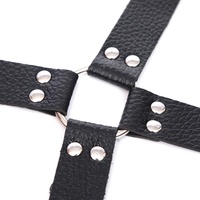 Jouets sexuels pour adultes, harnais de bondage en cuir BDSM avec boucles à verrouillage croisé, menottes pour les mains et les pieds, accessoires d'entraînement SM, OEM ODM