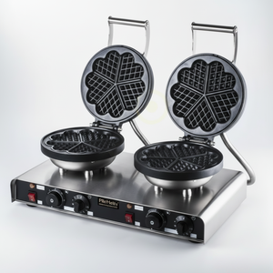 Kitchbox-Gaufrier à fleurs industriel et commercial (lot de 2) - Product Image 1