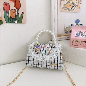 Tas Selempang Gaya Baru untuk Anak Perempuan, Tas Tangan Kotak Kasual dengan Pita, Tas Anak yang Lucu - Product Image 3