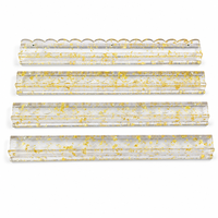 Support de Mahjong en Acrylique de 20 Pouces, Étanche, Écologique, Haute Transparence, Portable, Règle de Rangement pour Tuiles de Mahjong pour Table de Jeu