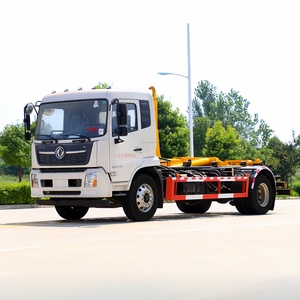 Camion à ordures Dongfeng 4x2, 15 tonnes, petit camion à bras articulé, chargeur à benne basculante, état neuf, camion de transport de déchets - Product Image 2