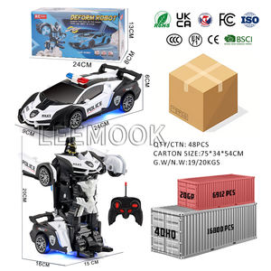 2.4G telecomando con deformazione a un pulsante <span class=keywords><strong>auto</strong></span> con 360 gradi rotante alla deriva Robot <span class=keywords><strong>RC</strong></span> <span class=keywords><strong>auto</strong></span> della polizia - Product Image 6