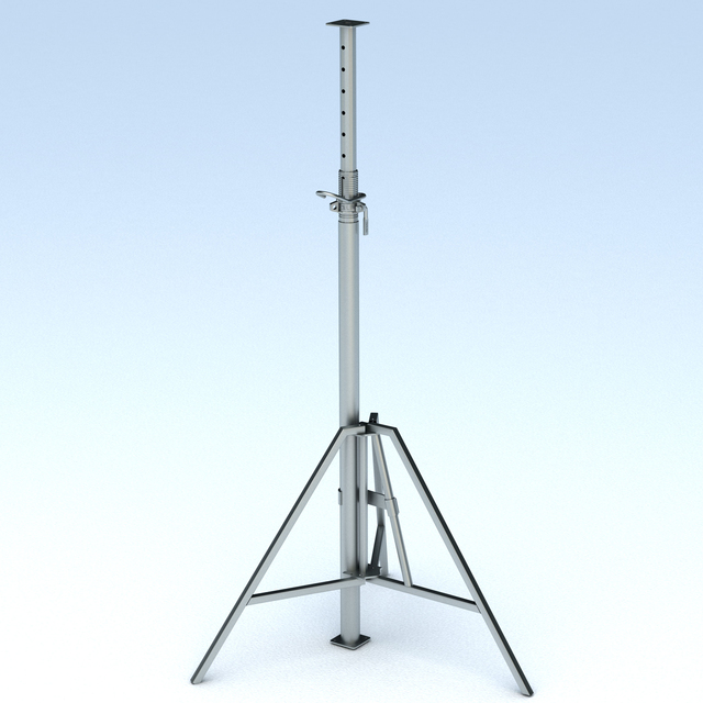 Factory Price Foldable Steel Prop Reinforcing Tripod for Formwork Construction Scaffolding Acrow Props Ladder Scaffolding Parts