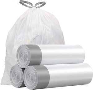 CFC Recyclable Heavy Duty Plastic Garbage Bag General Packaging <b>Black</b> Trash Rubbish Bag - Product Image 1