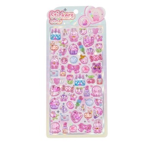 Adesivi epossidici trasparenti con glitter all'ingrosso, simpatici <span class=keywords><strong>orsetti</strong></span> e cuori 3D, adesivi a cupola trasparenti per diari, carte Kpop, decorazioni per telefoni - Product Image 6