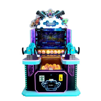 Machine d'arcade de tir à pièces, jeux vidéo pour enfants, simulateur de balançoire, parc d'attractions, machine en métal
