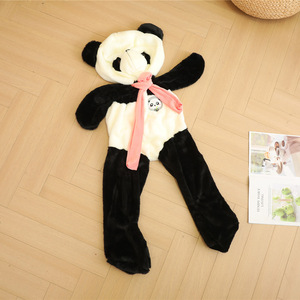 Venta al por mayor lindo suave Panda juguetes de peluche de fábrica sin relleno pieles de animales de peluche sin relleno Piel de animal de peluche - Product Image 3