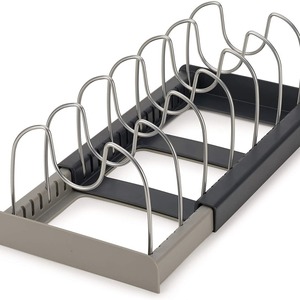 Extendable Adjustable Baking Tray Rack Kitchen Utensil Cookware Drawer Storage Organizer Pot Lid Holder Rectangular Standing - Product Image 5