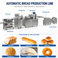 Ligne de production de pain de boulangerie commerciale LONGYU SV-209, équipement automatique pour la fabrication de pains à hot-dogs et de baguettes
