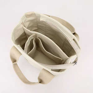 Factory Custom Women's Canvas multi-Compartment Crossbody handbag Large Capacity Multi-functional multi Pocket Summer Open - Product Image 4