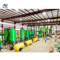 Machine de distillation par pyrolyse pour convertir les boues d'huile en plastique de pneus en ligne de production de recyclage diesel Usine de recyclage des déchets
