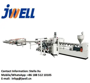 PE PP PS Sheet Extrusion Production Line/single Screw Extruder Plastic Sheet Making Machine