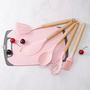 Bộ dụng cụ nhà bếp bằng silicon 19 món, bộ dụng cụ nấu ăn, bộ đồ dùng nhà bếp kèm bộ dao bếp - Product Image 4