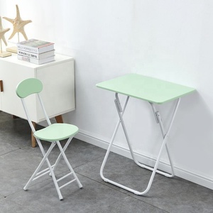 Portable Folding Small Desk <strong>Computer</strong> <strong>Table</strong> Modern <strong>Simple</strong> Long <strong>Table</strong> Leisure Stall <strong>Table</strong> and Chairs - Product Image 3