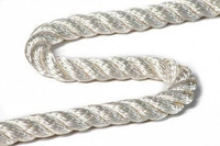 Cordage en nylon à 3 brins haute résistance, corde d'amarrage marine torsadée, diamètre 32 mm, à vendre