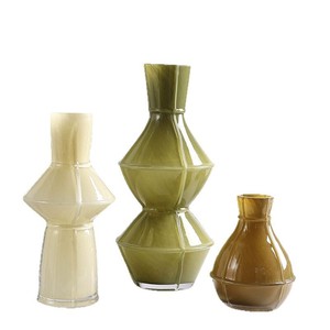 Nouveau vase en verre géométrique moderne, vase à fleurs hydroponique exquis pour salon, artisanat de haute qualité - Product Image 5