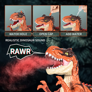 <span class=keywords><strong>Juguete</strong></span> de Dinosaurio T-Rex Eléctrico Realista con Pulverizador, <span class=keywords><strong>Robot</strong></span> Dinosaurio Recargable que Escupe Fuego, Juguetes de Dinosaurios a Control Remoto para Niños - Product Image 5