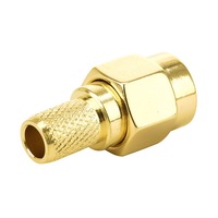 Connecteur SMA vers SMA/RP-SMA vers SMA/RPSMA, prise mâle et prise femelle, adaptateur coaxial RF droit à glissière, 5/20 pièces