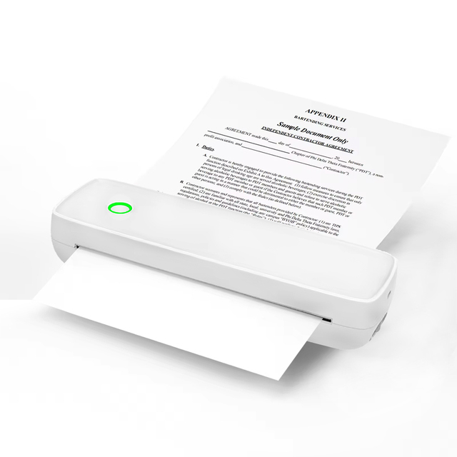 Portable A4 Wireless Thermal Printer for Android & IOS Mobile Printer