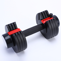 Ensemble d'haltères réglables de 25 lb pour la musculation, le renforcement musculaire, la force athlétique et l'amélioration de la résistance