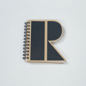 بيع بالجملة دفتر ملاحظات حلزوني بحروف أبجدية مخصصة مع غلاف مقوى مع دفتر ملاحظات بتقسيم مؤشر ملون - Product Image 1