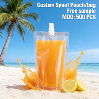Pochette personnalisée avec bec verseur pour purée de fruits, jus et liquides pour bébés – Sachet Doypack