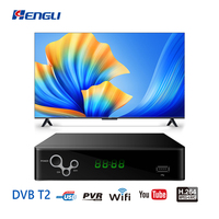 Receptor de TV Digital HD con Soporte para Decodificador DVB-T2, Actualización de Software Gratuita, Decodificador DVB-T2, H.264, H.265