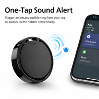 Traceur GPS intelligent certifié MFi officiel avec historique de navigation, compatible avec le traceur Bluetooth de type AirTag pour portefeuille