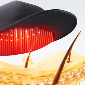 Casco de Terapia de Luz Roja 660nm 850nm para el Crecimiento del Cabello, Ajustable, para Uso Casual en Casa, Oficina o Viajes - Product Image 3