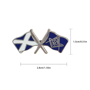 Épingles de revers maçonniques, badges de franc-maçonnerie, cadeaux, symboles de l'amitié écossaise et drapeaux maçonniques, accessoire 2,8*1,3 cm - Product Image 2